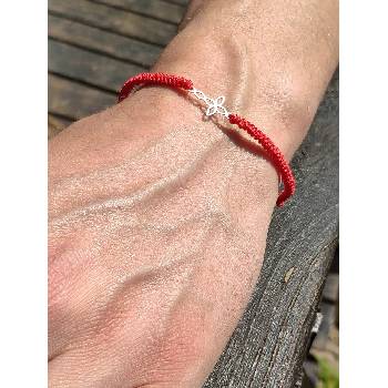 Image 1 of Сребърна мъжка гривна Кръст (МСГ3)