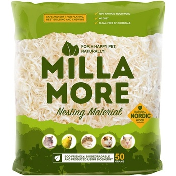 MilaMore Materiál na hnízda pro hlod. osika 50 g