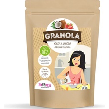 SixFitness Raw Granola - Kokos + Jahoda - 80 g