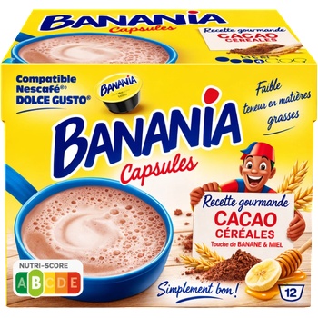 Капсули горещ шоколад Banania съвместими с Dolce Gusto, 12 капсули