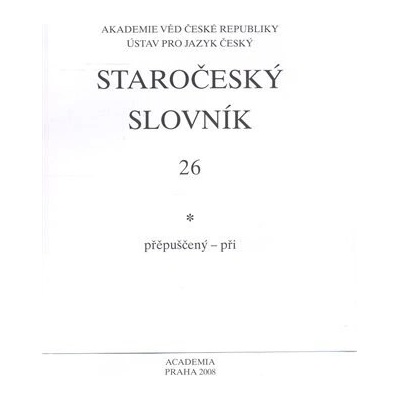 Staročeský slovník 26