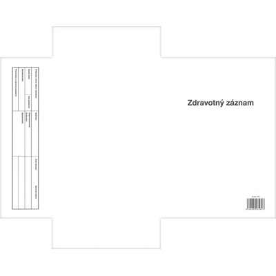 Igaz 246 Zdravotný záznam s 3-mi klopami, šírka chrbáta 3,5 cm