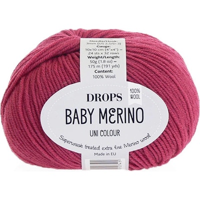 Příze DROPS Baby merino uni color 41 - švestková