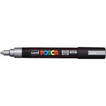 uni Декоративен маркер, 1, 8-2, 5 мм, UNI "Posca PC-5M", сребърен 286674000 (286674000)