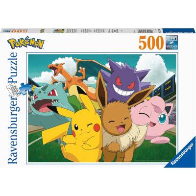 Ravensburger Пъзел Ravensburger от 500 части - Pokemon на стадиона (12000441)