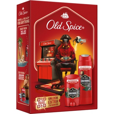 Old Spice Wolfthorn Old Spice Wolfthorn sprchový gel 250 ml + Old Spice Wolfthorn deostick 50 ml