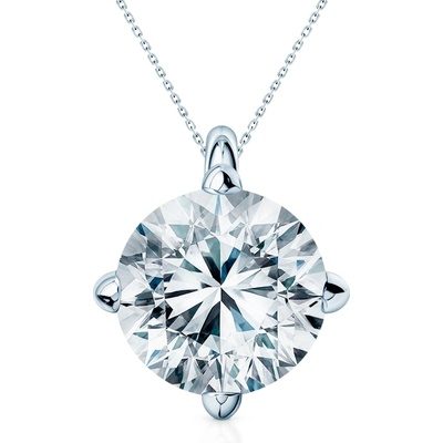 SAVICKI Колие The Light: бяло злато, лабораторен диамант