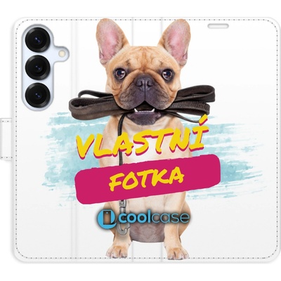 iSaprio Flip Samsung Galaxy S25 s vlastním motivem a kapsičkami na karty