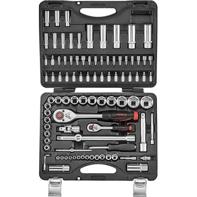 Force Tools 1/4"+1/2"Gola sada 94ks kufrík