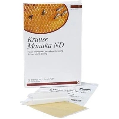 Manuka náplasť med ND, nepriľnavé sterilné krytie Kruuse 10 x 12,5 cm