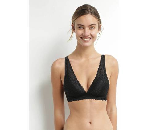 DIM TRIANGLE SOFT PADDED BRA černá