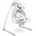 Caretero Електрическа Люлка Raffi Light Grey Caretero