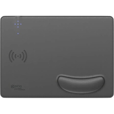 Prio Безжично Зарядно, Prio Mouse Pad Wireless Charger 15W, Сив (PWC-1702)