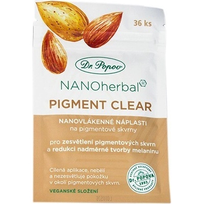 Dr. Popov Nanonáplast Pigment Clear 36 ks