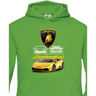 Dětská mikina Lamborghini Zelená