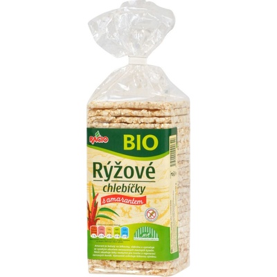 Racia Chlebíčky ryžové s amarantom bezglutenové bio 140 g