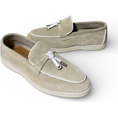 ДИЗАЙНЕРСКИ ДАМСКИ МОКАСИНИ В БЕЖОВ ЕСТЕСТВЕН ВЕЛУР