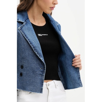 Karl Lagerfeld Jeans Дънково яке Karl Lagerfeld Jeans в синьо преходен модел B1W14040 (B1W14040)