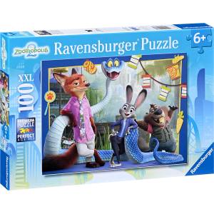 Ravensburger Пъзел Ravensburger от 100 XXL части - Зоотрополис 2 (12004138) - baby
