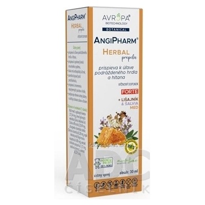 Avropa AngiPharm Herbal Propolis ústny sprej 30 ml