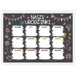 LearnHow Birthday calendar - Chalk board