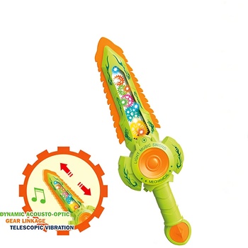 EmonaMall Детски светещ меч със зъбчатки EmonaMall - Код W5645 (W5645-201502566-2002015025663)