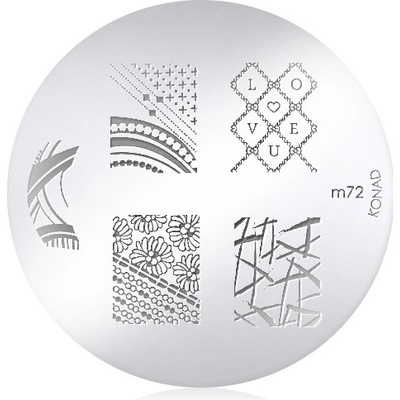 Konad destička na razítkování m72