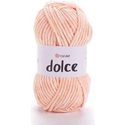 Yarn Art příze Dolce 773 jemná lososvě meruňková