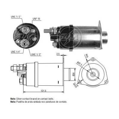 Spínač startéru Delco 10478814