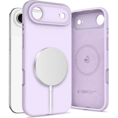 Tech-Protect Силиконов калъф Tech-Protect MagSafe за iPhone 17 Air - лилав (5906302330188)