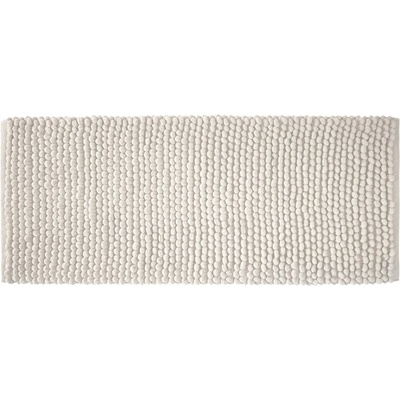 Bianca Бял килим за баня 50x120 cm Aspen Bobble - Bianca (BR/58977/R/BM120/WH)