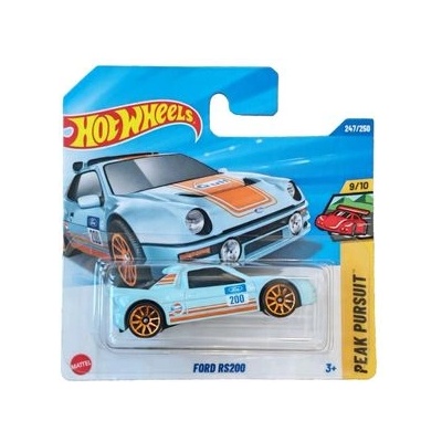 Mattel Количка Ford RS200 1: 64 (Hot Wheels) (27812)