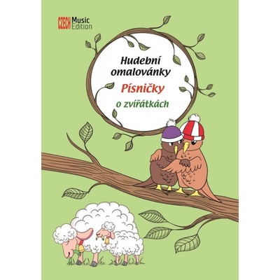 Hudební omalovánky Písničky o hudebních nástrojích
