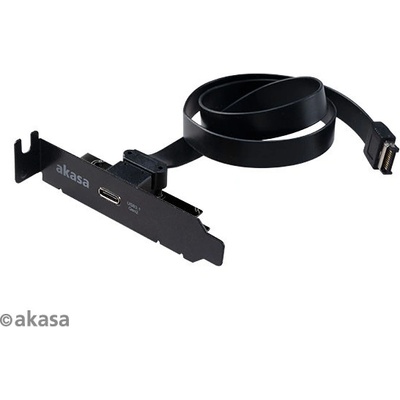 AKASA - USB 3.1 gen 2 Typ C PCI záslepka low profile AK-CBUB37-50L