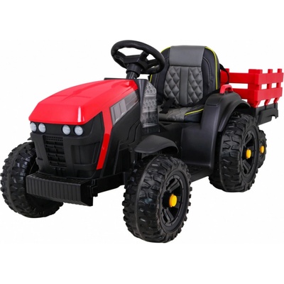 Mamido elektrický traktor MaDe s prívesom červená