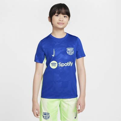 Nike Юношеска футболна фланелка Nike Barcelona Academy Pro Third Pre Match Shirt 2024 2025 Juniors - Blue