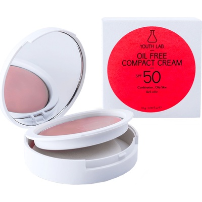 Youth Lab Oil Free Compact Cream Spf 50 Dark Color Слънцезащитен продукт унисекс 10gr