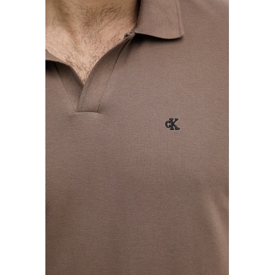 Calvin Klein Jeans тениска с яка мъжка от памук (LV04RF215G)