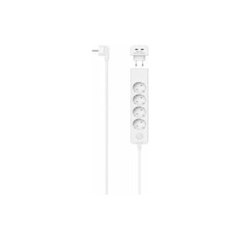 Hama Разклонител 5 гнезда, 17 w, 2хusb-c, превключвател, 1, 4 м, бял