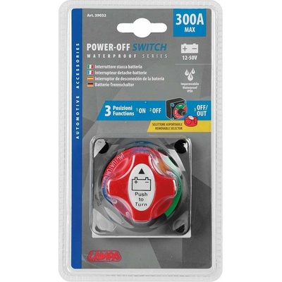 Odpojovač baterie vypínač 12-50V 300A max