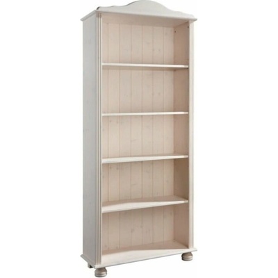 Biela knižnica z borovicového dreva 70x181 cm Ella – Støraa