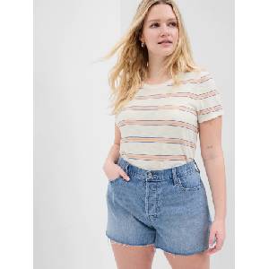 GAP Тениска на райета GAP GAP | Byal | ЖЕНИ | XXS - zoot - 42,75 лв