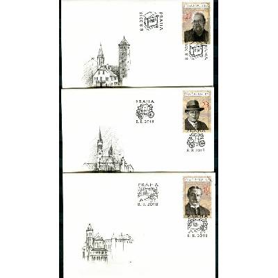 Česká pošta (2018) FDC 988 - 990 - Česká republika - specimen - 100 let Poštovního muzea