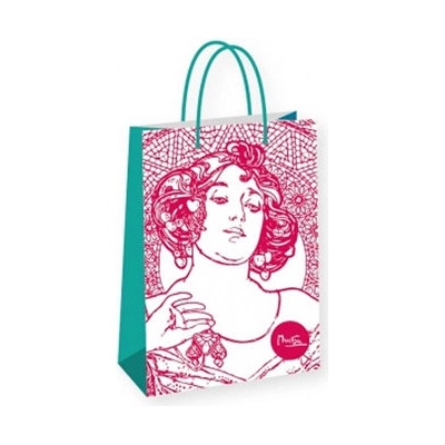 Darčeková taška Alfons Mucha - Ruby, Fresh Collection, veľká