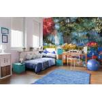 DIMEX ART Самозалепваща се флизелинова фототапета картина - цветна гора 375 x 250 см