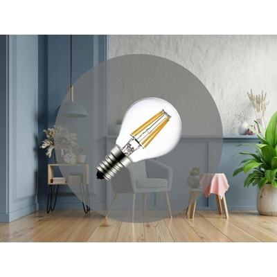 Nedes LED žárovka FILAMENT G45 E14/4W/230V 3000K ND3626
