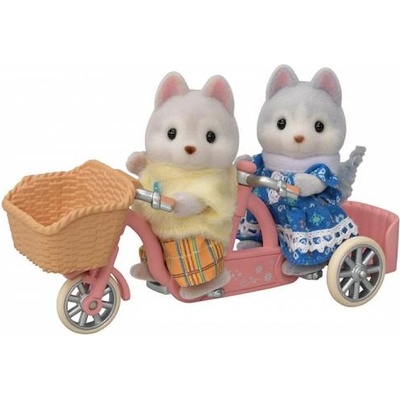 EPOCH Тандем велосипед Sylvanian Families за братя и сестри Хъски