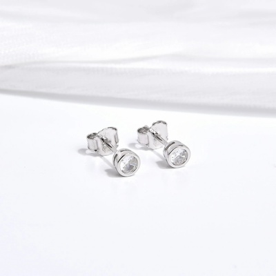 Jan Kos jewellery stříbrné náušnice MHT-3038/SW00