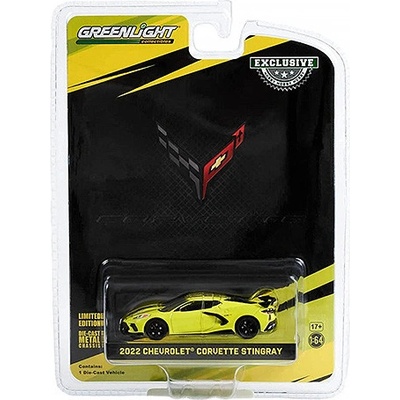GreenLight Chevrolet Corvette Stingray žlutá 2022 1:64