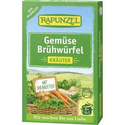 Rapunzel bio Zeleninový vývar s bylinkami kostky 84 g